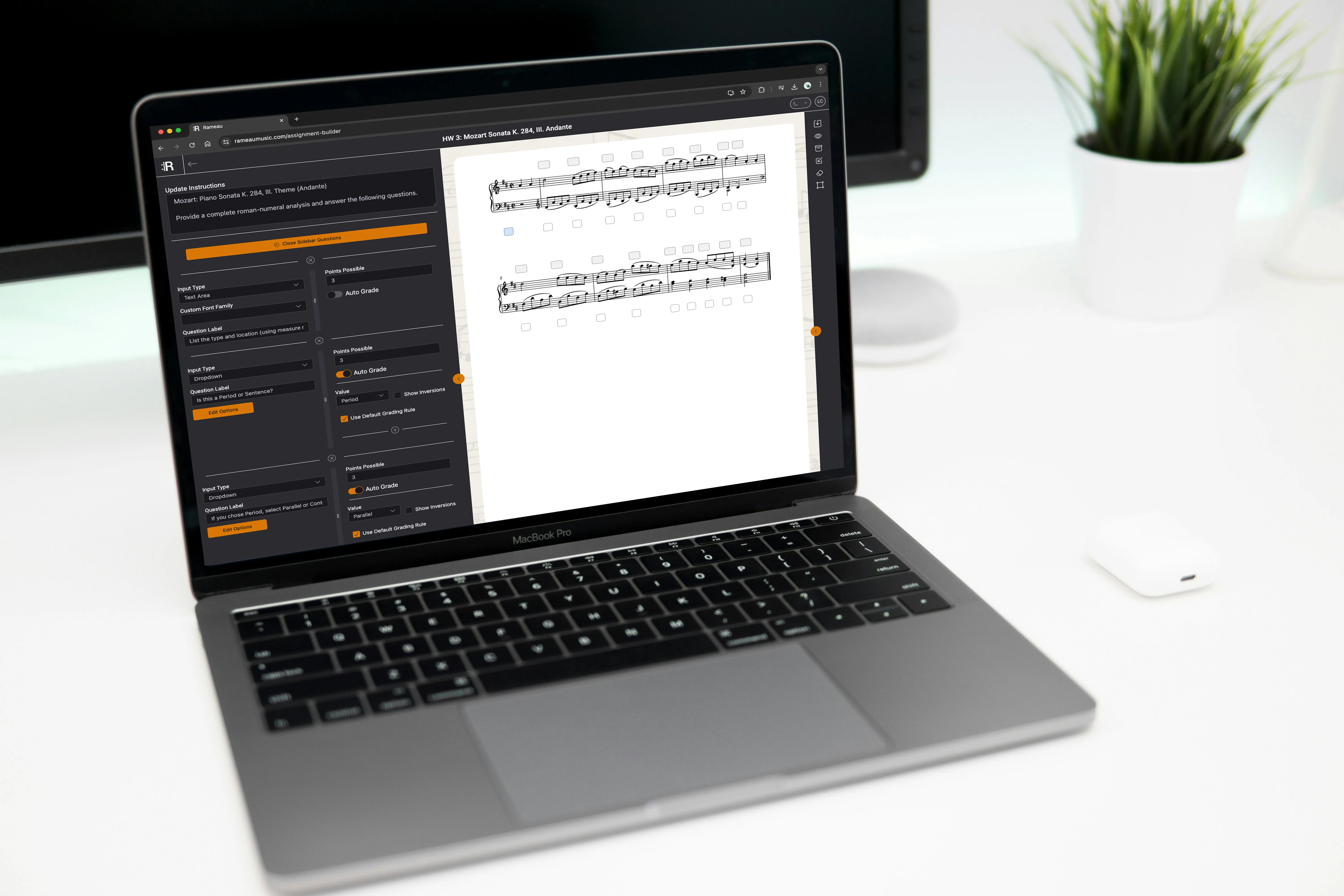 Rameau on a Laptop